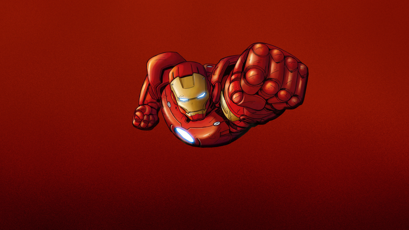 Обои Iron Man Marvel Comics 1366x768