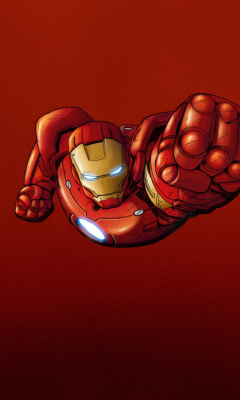 Das Iron Man Marvel Comics Wallpaper 240x400