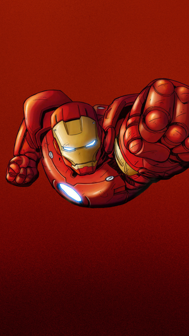 Das Iron Man Marvel Comics Wallpaper 640x1136