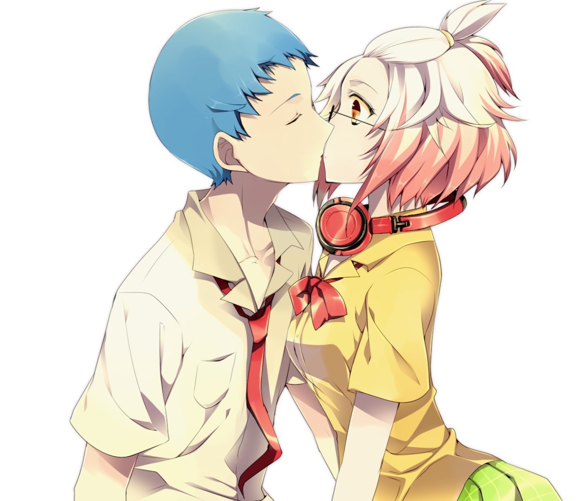 Das Anime Kiss Wallpaper 1200x1024