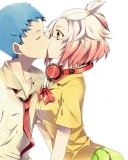 Das Anime Kiss Wallpaper 128x160