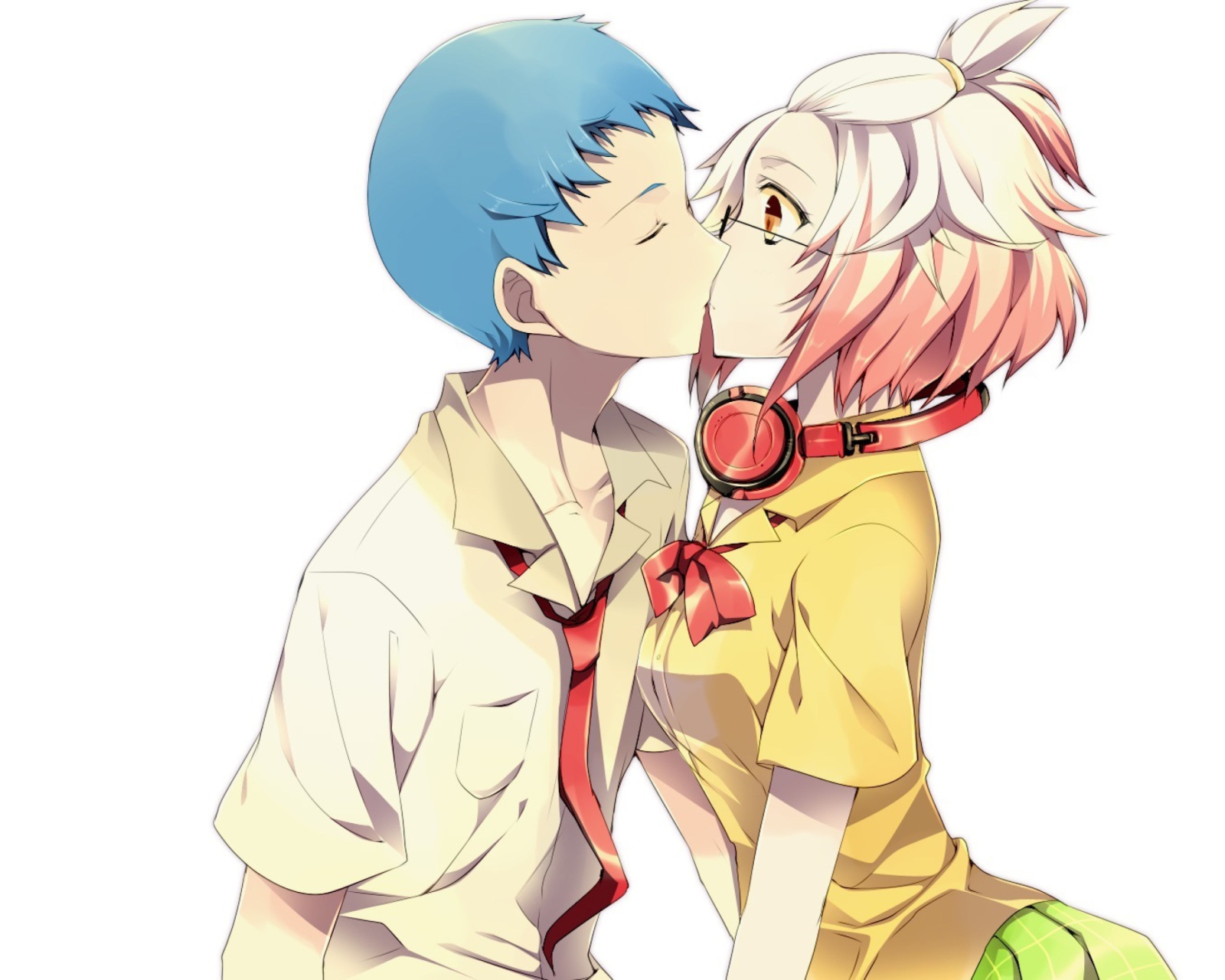 Обои Anime Kiss 1600x1280