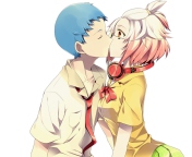 Anime Kiss wallpaper 176x144