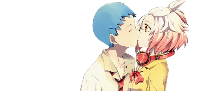 Обои Anime Kiss 720x320
