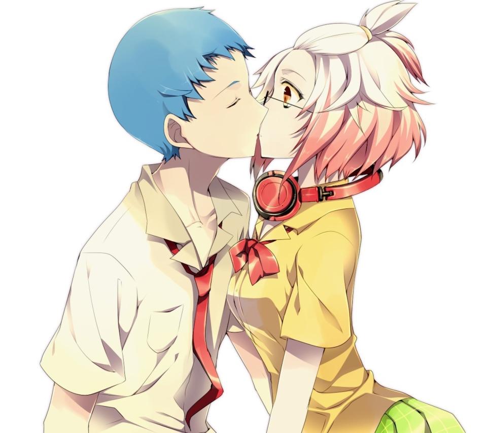 Das Anime Kiss Wallpaper 960x854