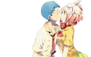 Anime Kiss sfondi gratuiti per 220x176