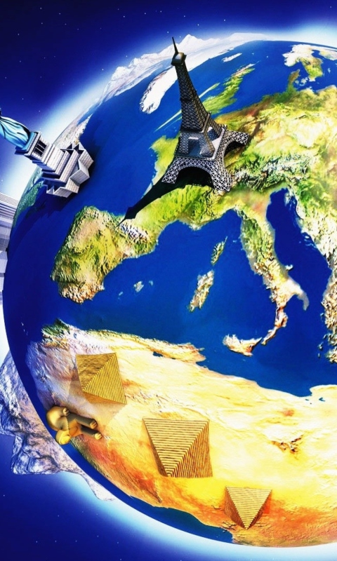 Sfondi Travel Earth 480x800