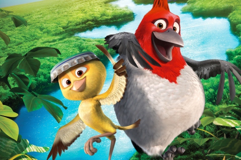 Nico & Pedro In Rio 2 wallpaper 480x320