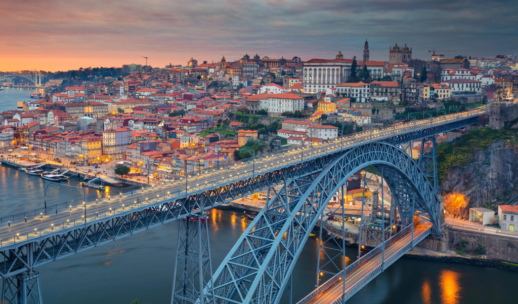 Screenshot №1 pro téma Dom Luis I Bridge in Porto 1024x600
