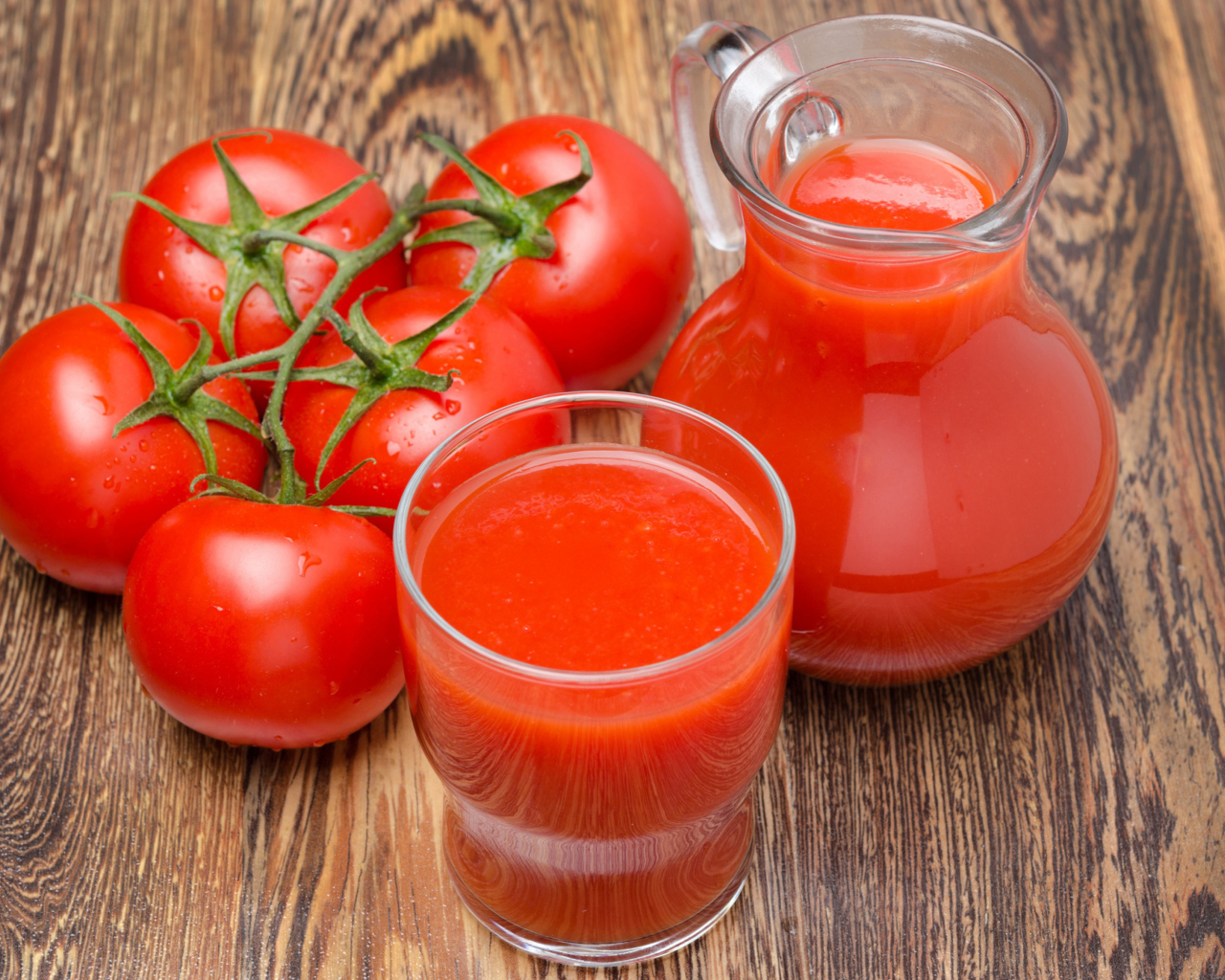 Das Fresh Tomato Juice Wallpaper 1280x1024