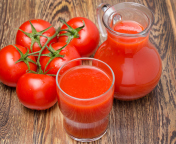 Das Fresh Tomato Juice Wallpaper 176x144