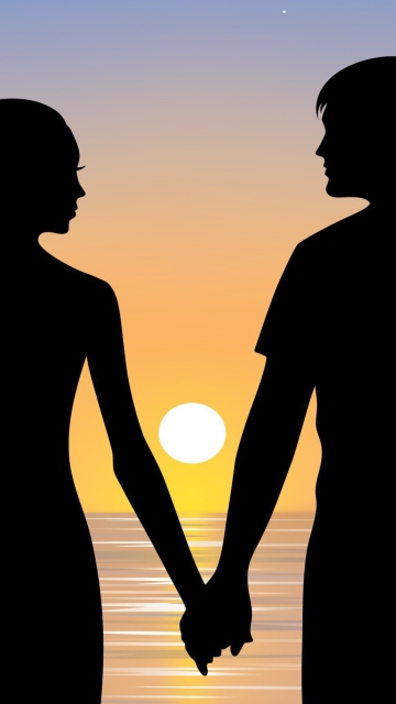 Screenshot №1 pro téma Romantic Sunset Silhouettes 360x640