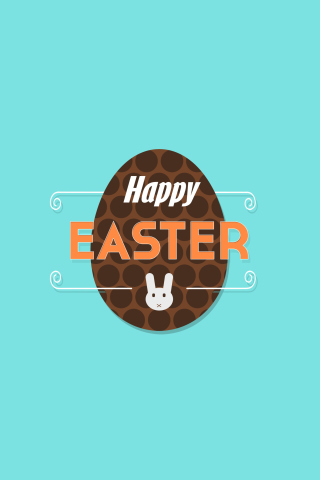 Fondo de pantalla Happy Easter 320x480
