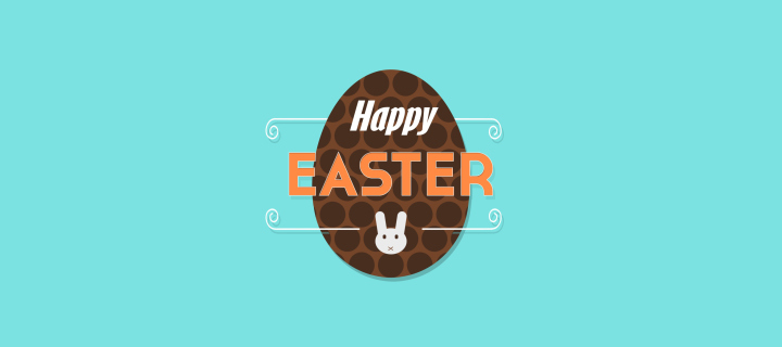Das Happy Easter Wallpaper 720x320