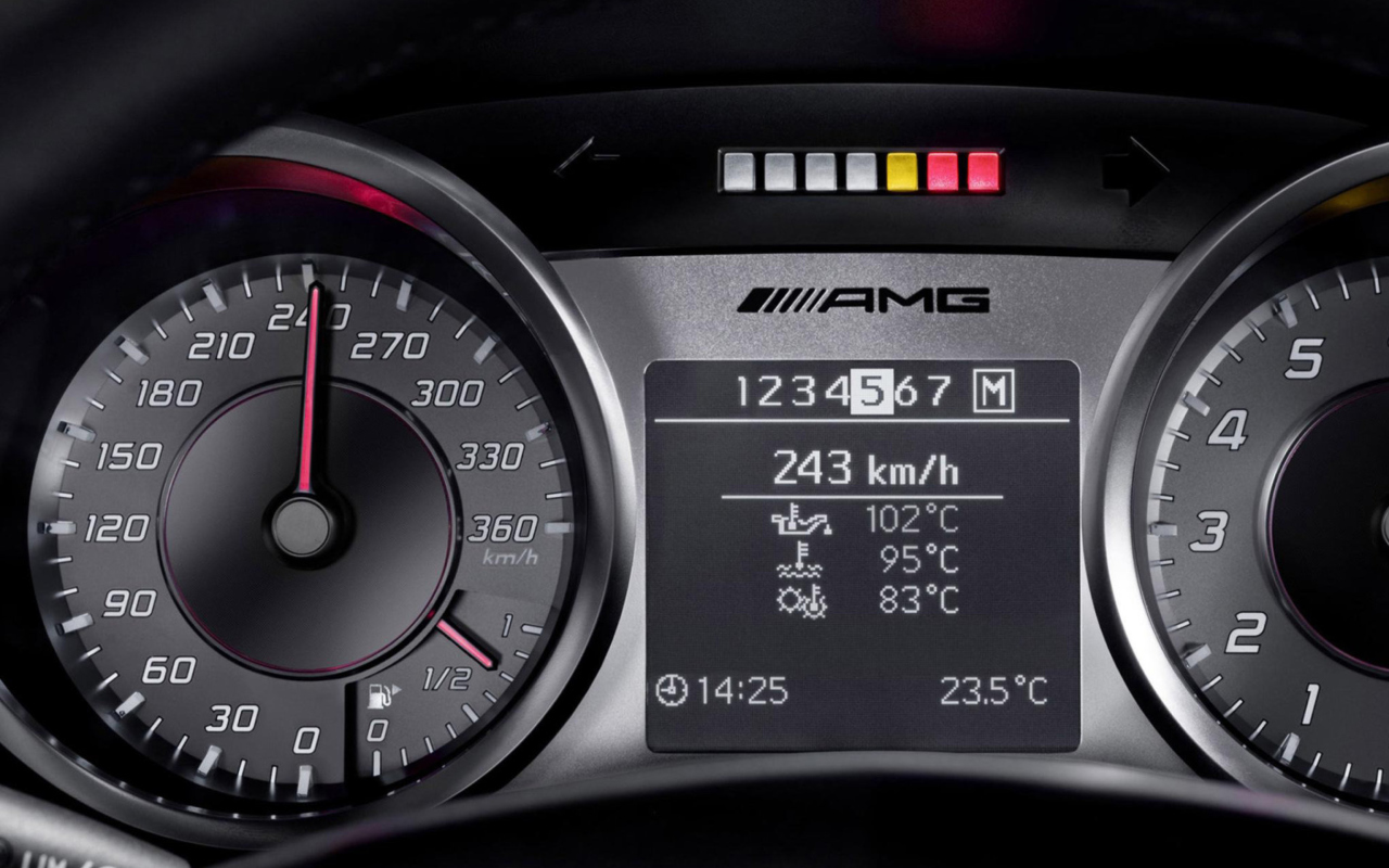 Mercedes AMG Speedometer wallpaper 1280x800