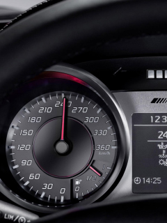 Das Mercedes AMG Speedometer Wallpaper 240x320