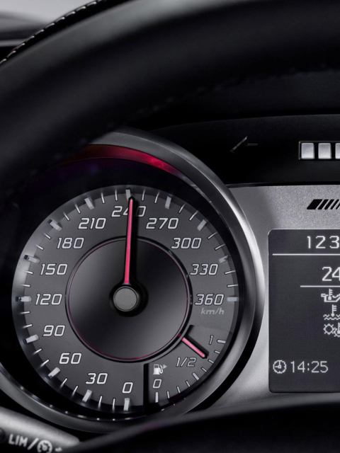 Mercedes AMG Speedometer wallpaper 480x640