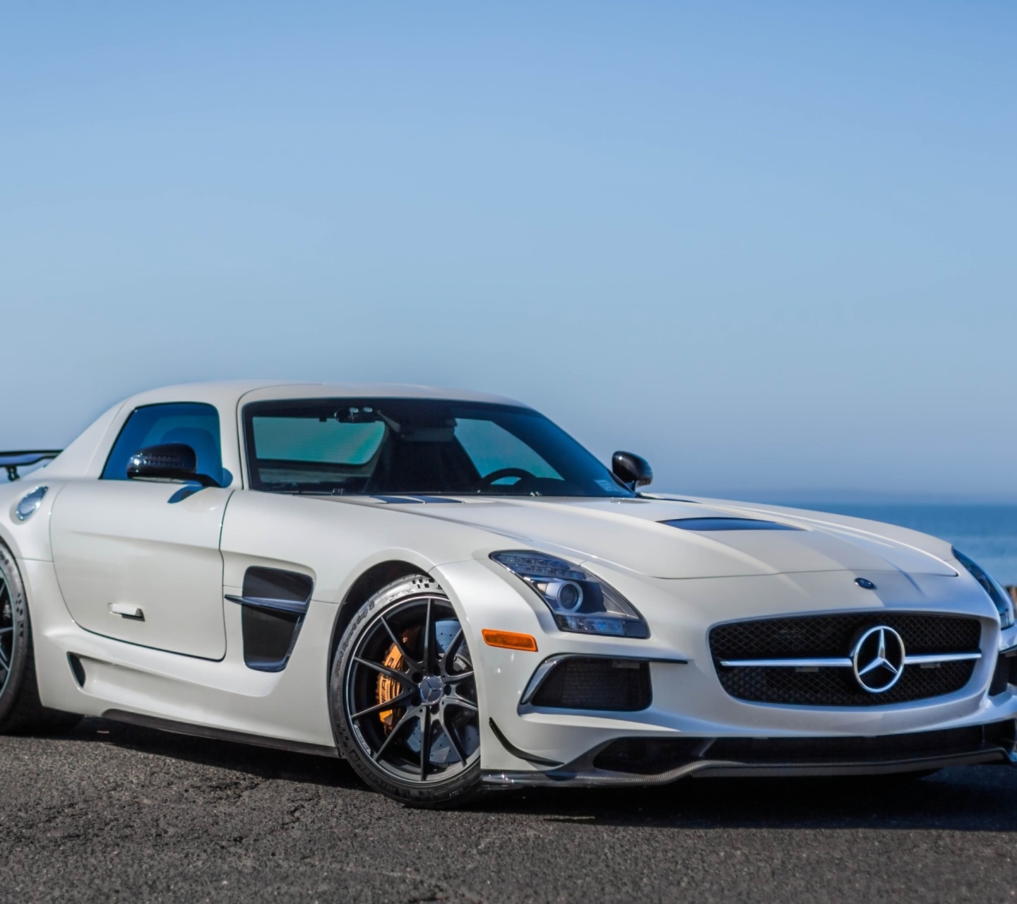 Das Mercedes Benz SLS AMG Black Series Wallpaper 1440x1280