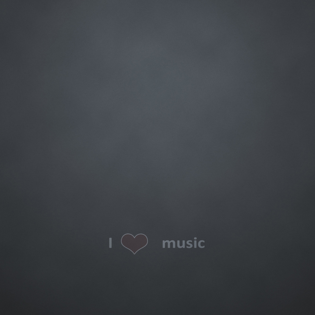 Das Love Music Wallpaper 1024x1024