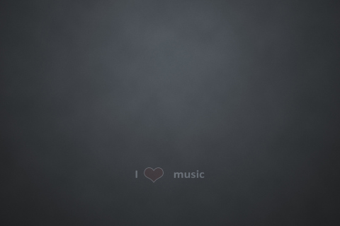 Fondo de pantalla Love Music 480x320