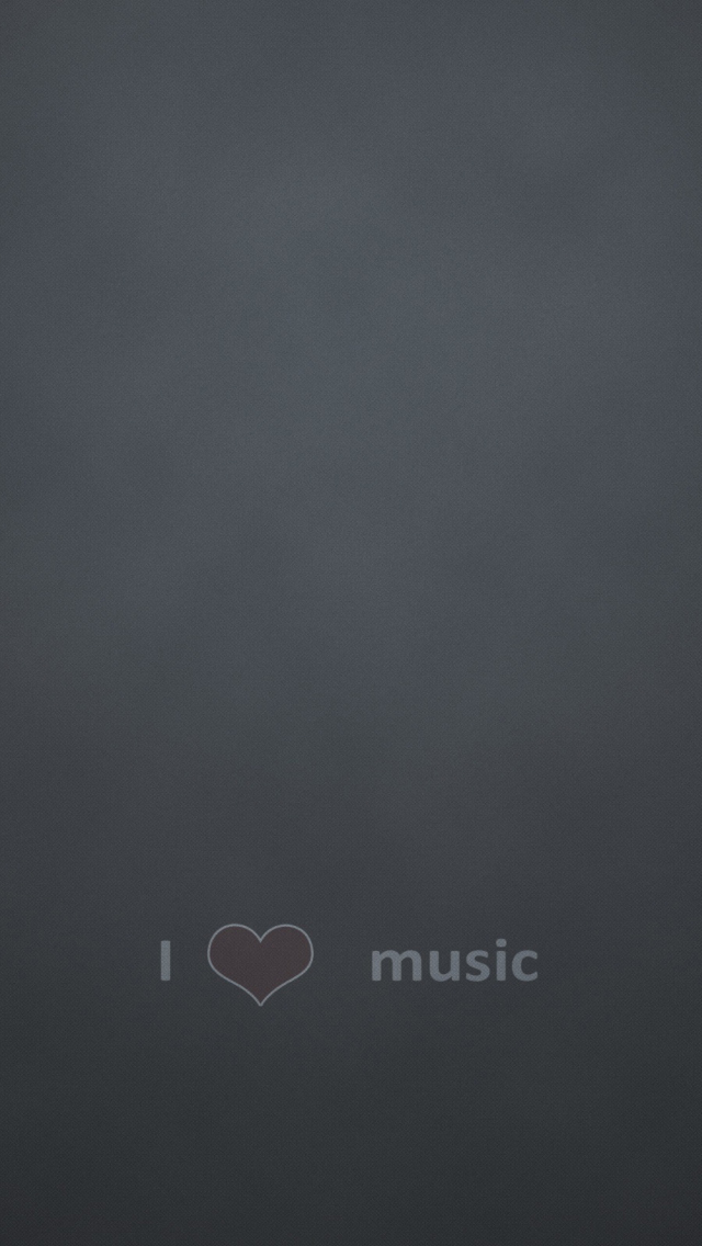 Fondo de pantalla Love Music 640x1136