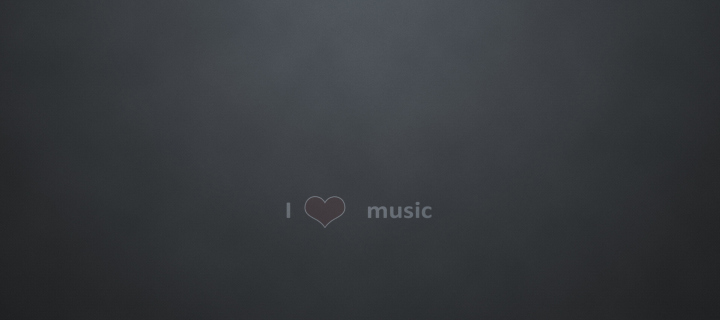 Das Love Music Wallpaper 720x320