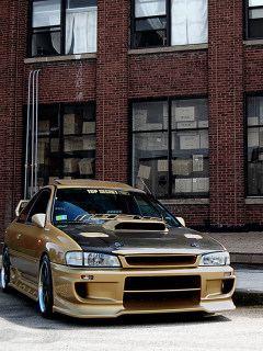 Subaru Legacy Tuning wallpaper 240x320