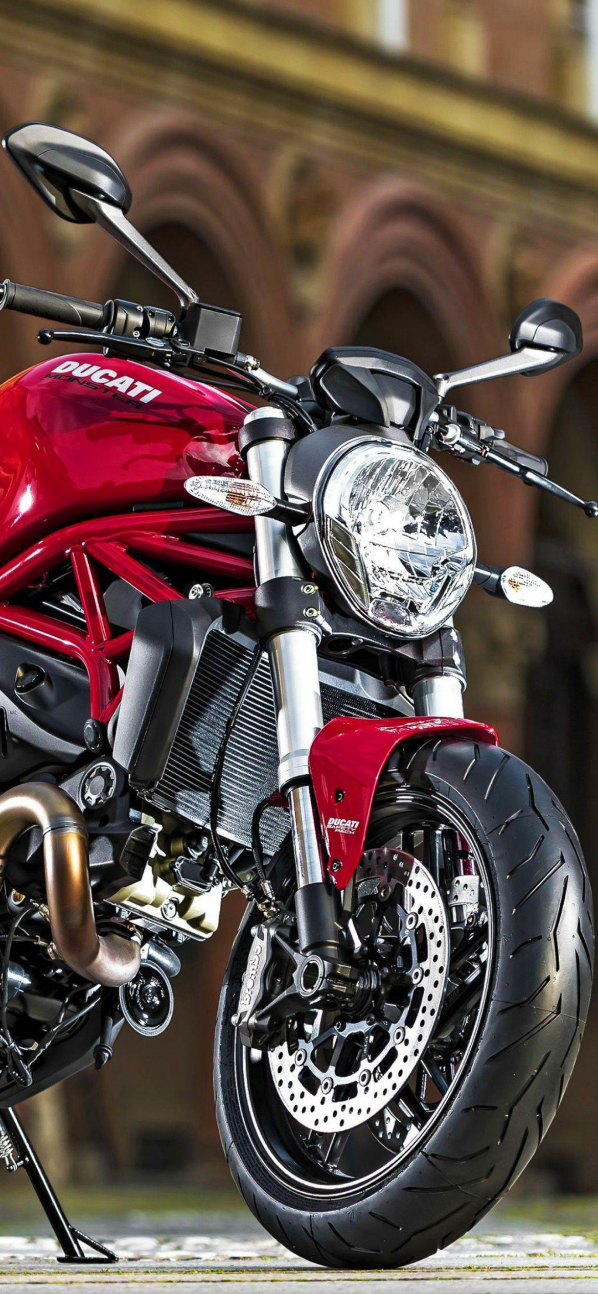 Das Ducati Monster 821 Wallpaper 1170x2532