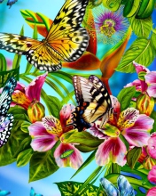 Discover Butterfly Meadow wallpaper 176x220
