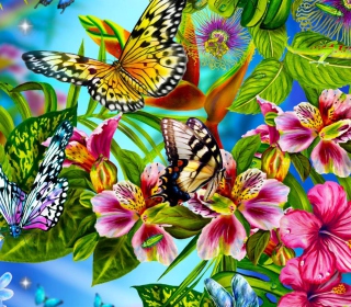 Discover Butterfly Meadow papel de parede para celular para iPad mini 2