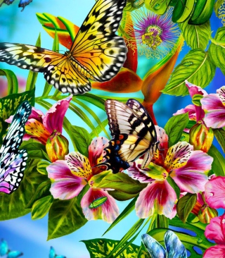 Discover Butterfly Meadow sfondi gratuiti per Samsung Dash