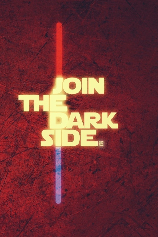 Join The Dark Side wallpaper 320x480