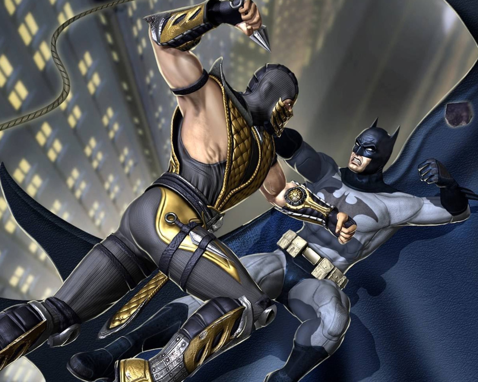 Scorpion Vs Batman wallpaper 1600x1280