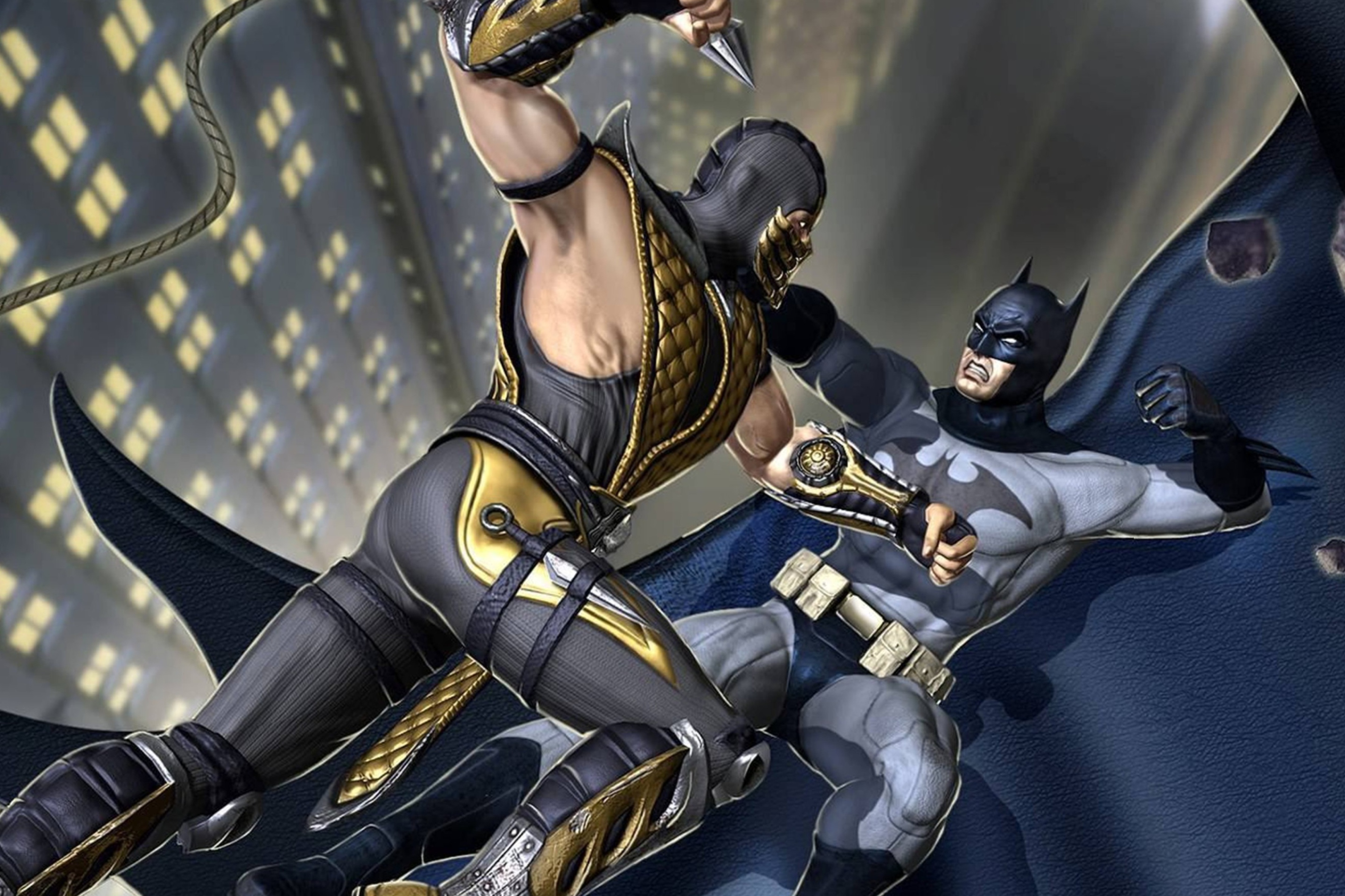 Scorpion Vs Batman wallpaper 2880x1920