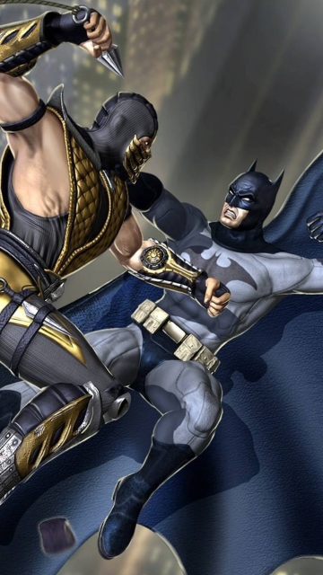 Das Scorpion Vs Batman Wallpaper 360x640