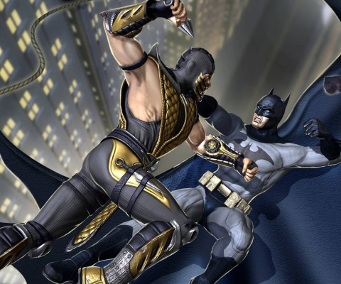 Screenshot №1 pro téma Scorpion Vs Batman 480x400