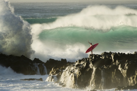 Extreme Surfing wallpaper 480x320