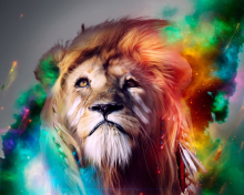 Lion Art wallpaper 220x176