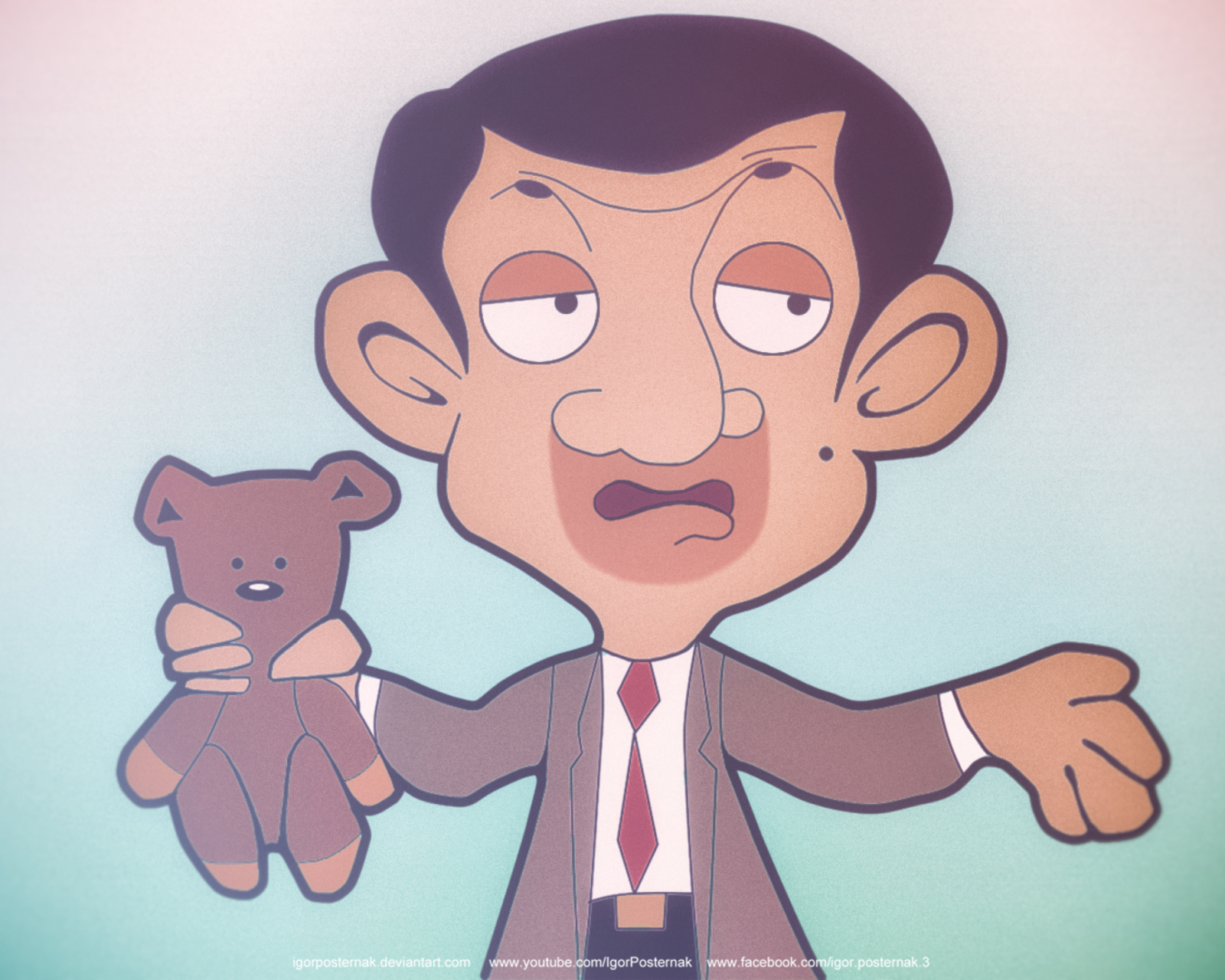 Mr Bean Drawing wallpaper 1600x1280