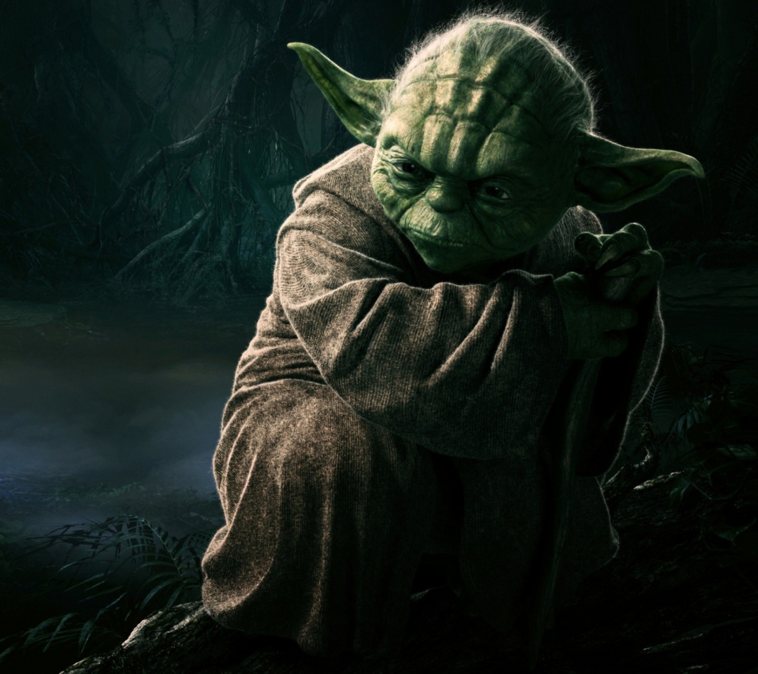 Das Jedi Master Yoda Wallpaper 1080x960