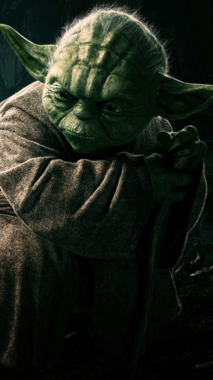 Jedi Master Yoda wallpaper 750x1334