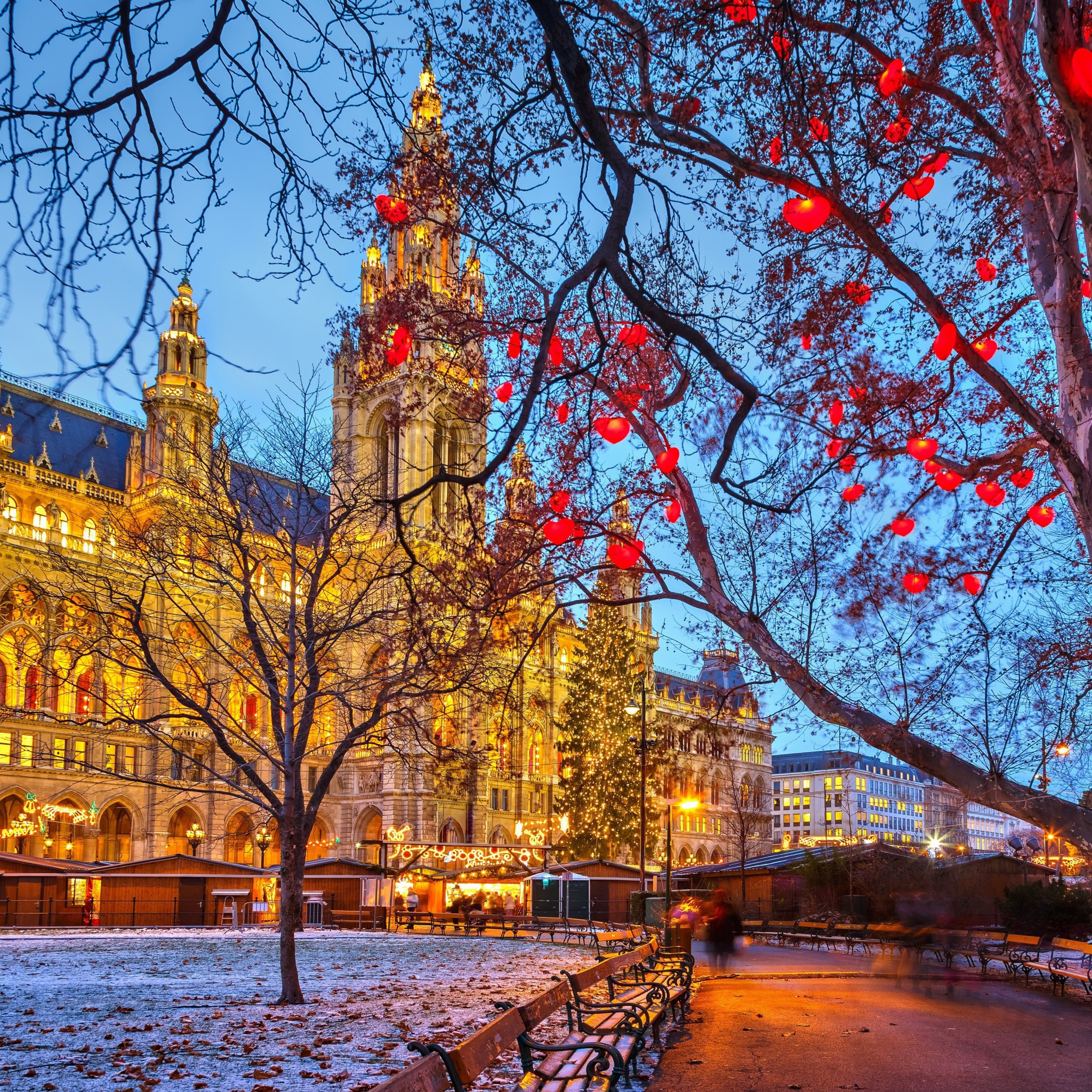 Vienna Town Hall Austria wallpaper 2048x2048