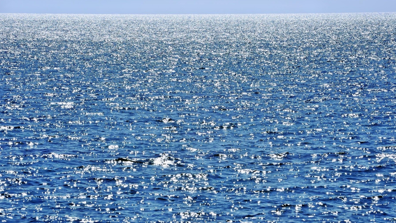 Calm Ocean wallpaper 1366x768