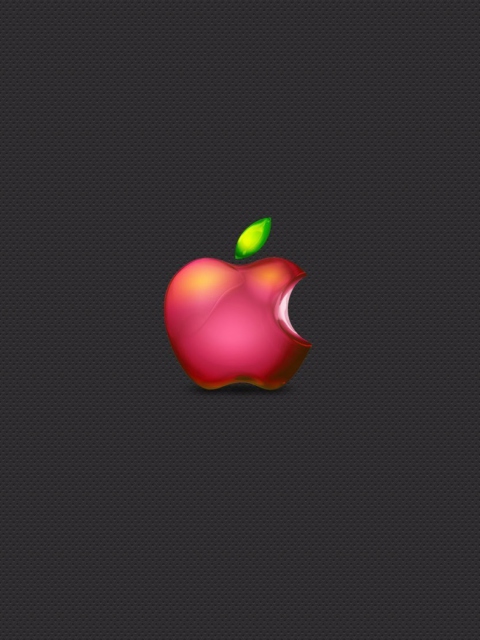 Fondo de pantalla Red Apple 480x640