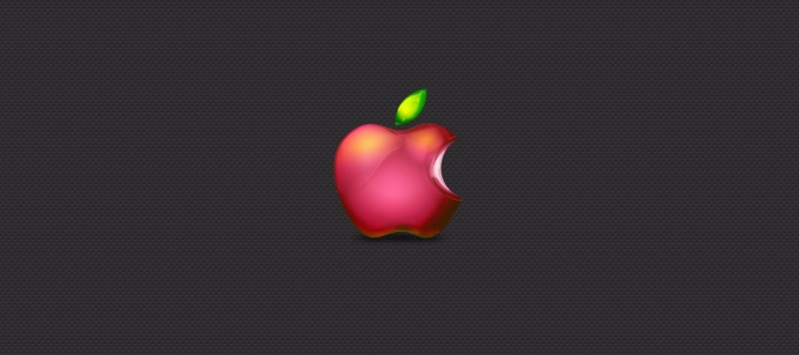 Red Apple wallpaper 720x320