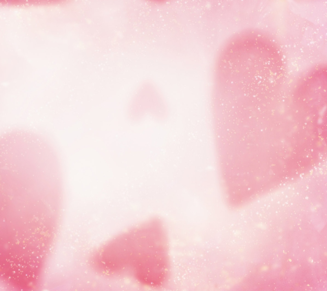 Das Pink Hearts Wallpaper 1080x960