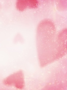 Fondo de pantalla Pink Hearts 132x176