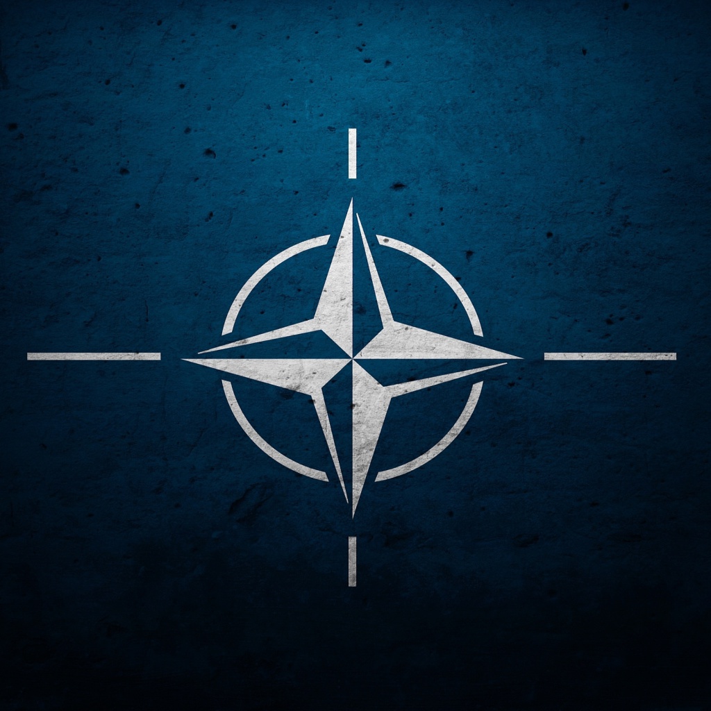 Обои Flag of NATO 1024x1024