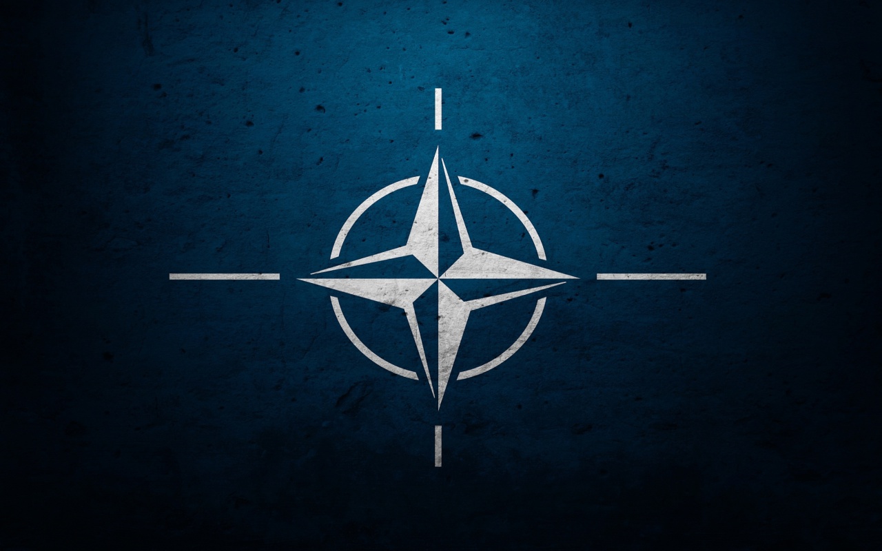 Flag of NATO wallpaper 1280x800