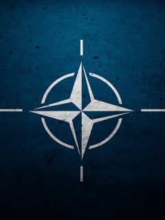 Flag of NATO wallpaper 240x320
